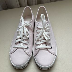 Keds kickstart canvas light pink tennis shoes, 8.5, NIB